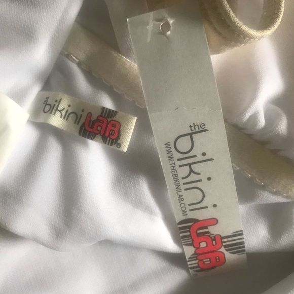 Bikini Lab Metallic light Golden Swimsuit - Picture 10 of 11